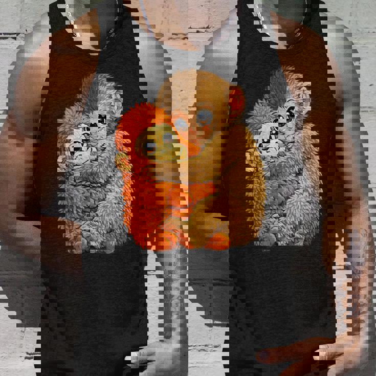 ベビーモンキーパンチ 面白い猿のぬいぐるみミーム タンクトップ 彼への贈り物