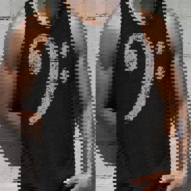 ベースト音記号ヴィンテージグレー ベースシスト低音プレーヤー 長袖tシャツ タンクトップ 彼への贈り物