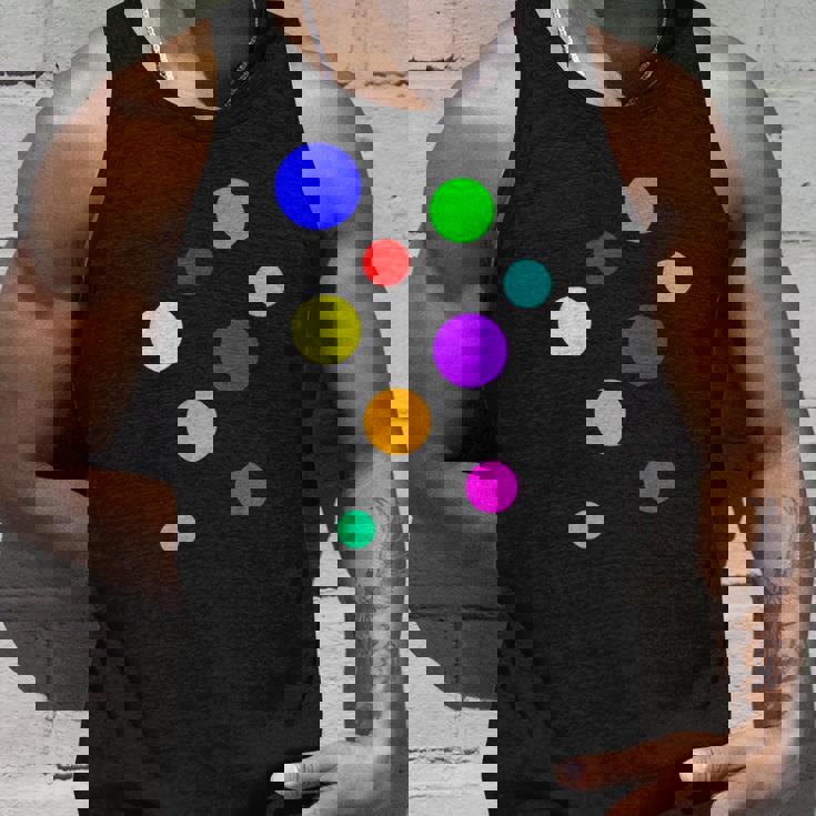 ポップ Dots カラフルドット 水玉【Pop】模様プリント アート おしゃれ タンクトップ 彼への贈り物