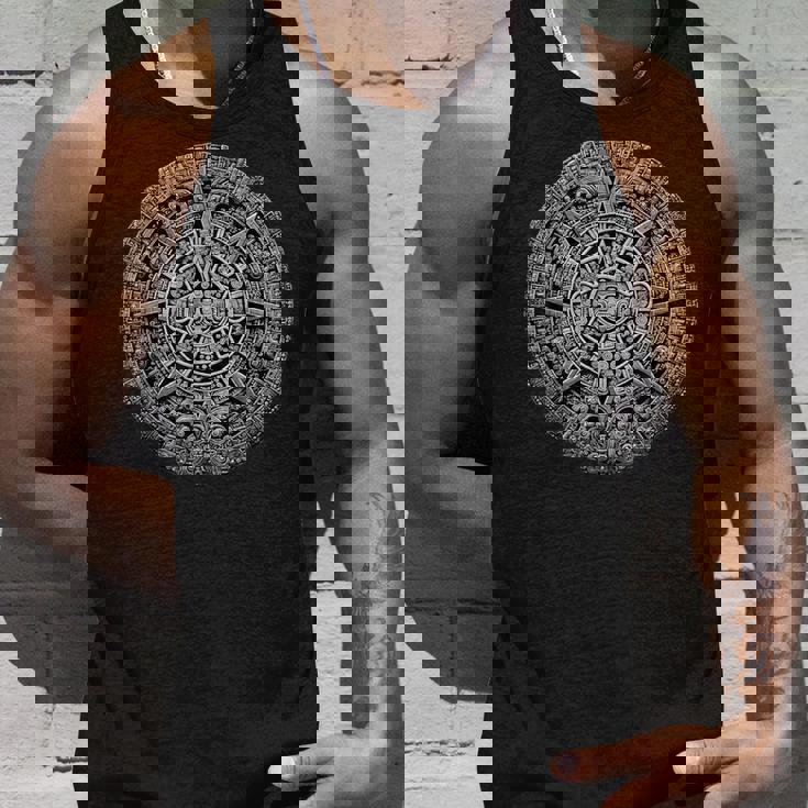 マヤ暦 マヤアステカ メキシコ 太陽 石 古代アステカ タンクトップ 彼への贈り物