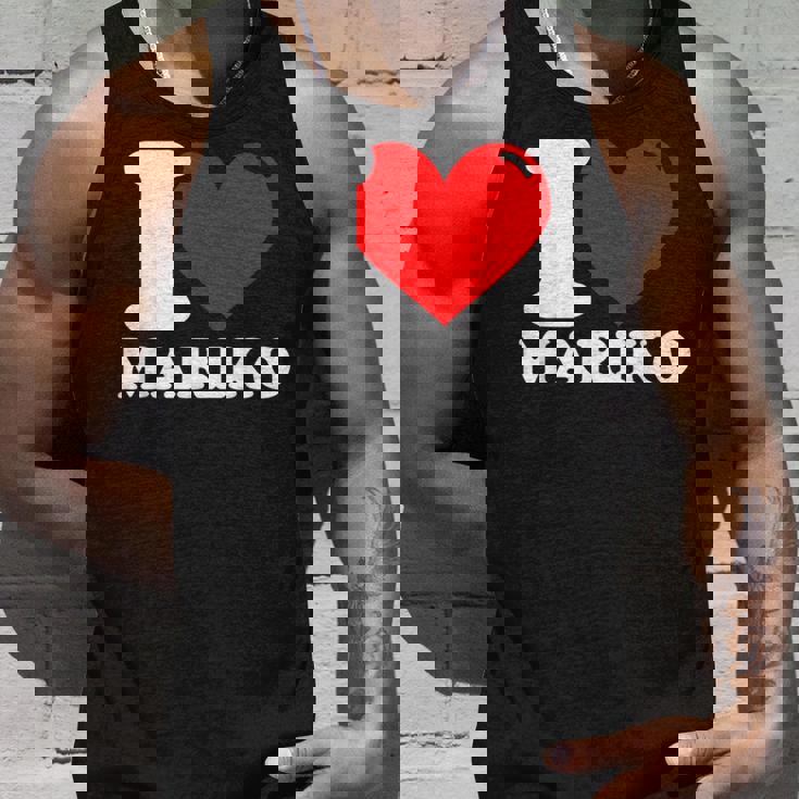 マリコという名前が大好きです タンクトップ 彼への贈り物