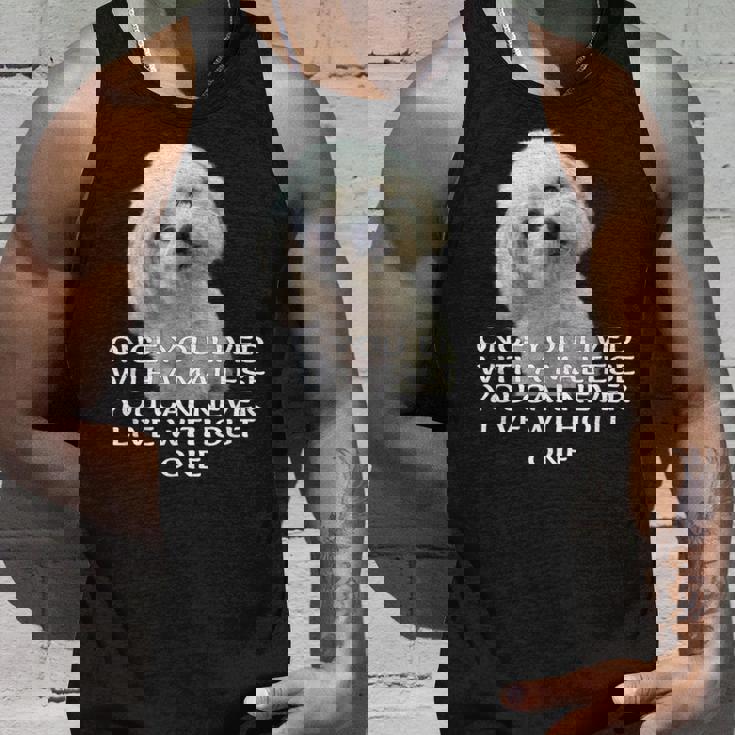 マルチーズ犬愛好家 子犬オーナー 真の愛 引用句デザイン タンクトップ 彼への贈り物