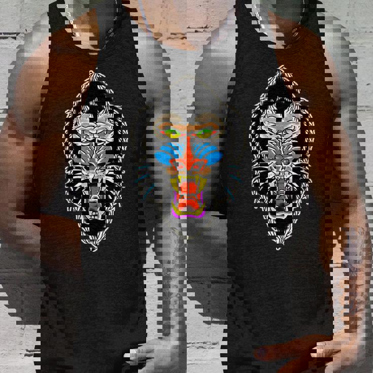 マンドリルモンキー 長袖tシャツ タンクトップ 彼への贈り物