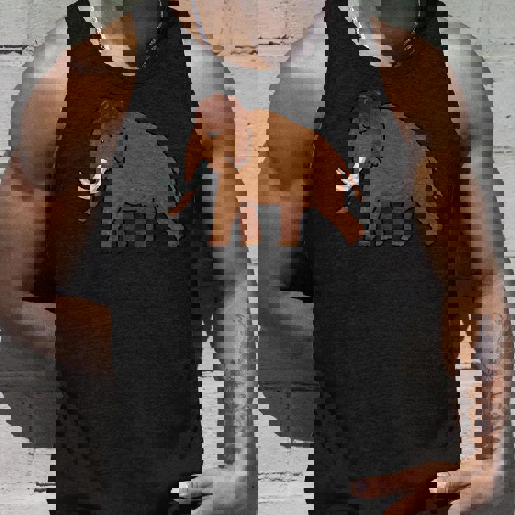 マンモス・ウーリー・エレファント・ビッグ・アイスミュージアム・マンモス・マストドン タンクトップ 彼への贈り物