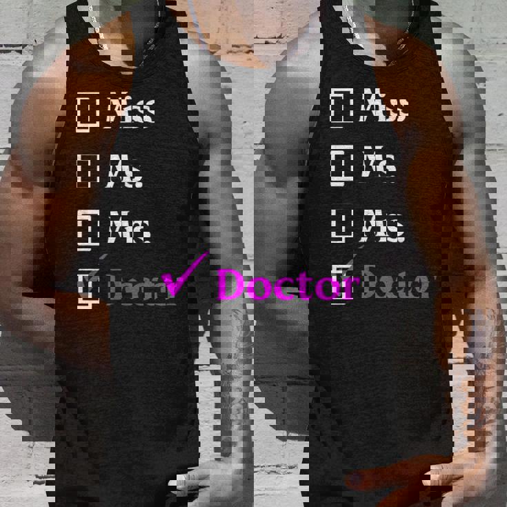 ミス・ミセス・ドクター タンクトップ 彼への贈り物