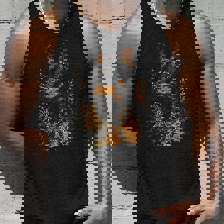 ミニチュアピンシャー 犬モチーフ ペットアート ミニチュアピンシャー タンクトップ 彼への贈り物