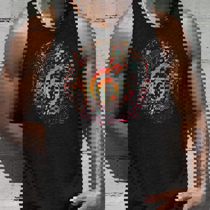 ミュージシャンギフト ト音記号音楽 タンクトップ 彼への贈り物