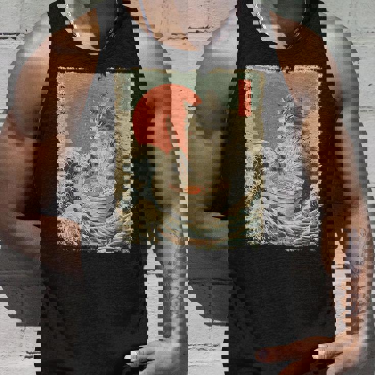 メインクーン 猫 ヴィンテージ ラーメン 和麺 タンクトップ 彼への贈り物