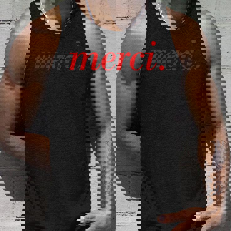 メルシーフランス語フランス旅行パリ。 タンクトップ 彼への贈り物