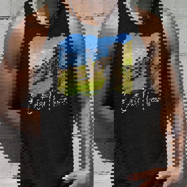 モアイ像 イースター島 ラパヌイ タンクトップ 彼への贈り物