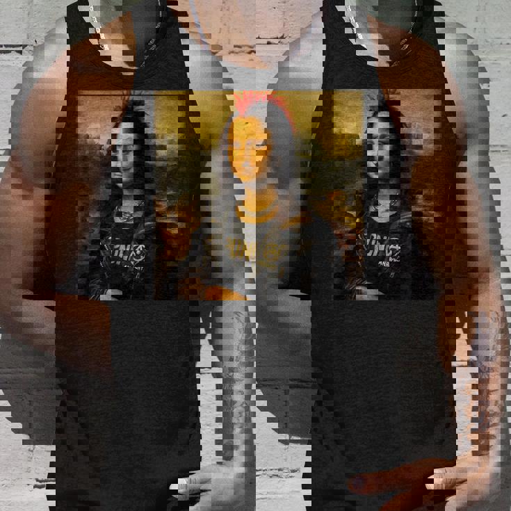 モナリザ パンク風 パロディデザイン タンクトップ 彼への贈り物