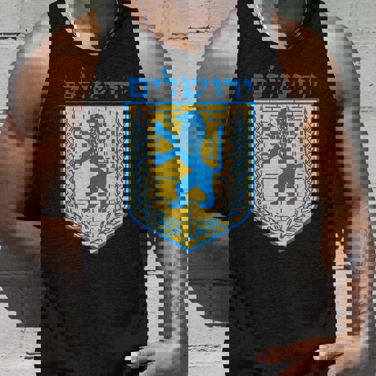 ユダヤのライオンギフト イスラエル ユダヤ人 エルサレム サイン ユダヤ人 ヘブライ語 タンクトップ 彼への贈り物