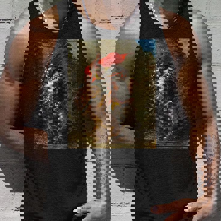 ライオンに襲われたアラブの騎手1850年ウジェーヌ・ドラクロワ タンクトップ 彼への贈り物