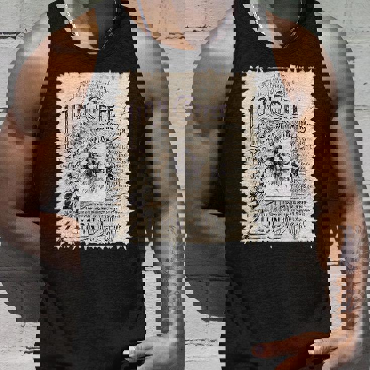 ライオンコーヒー キングオブコーヒー ヴィンテージtシャツ ジャワモカリオ タンクトップ 彼への贈り物