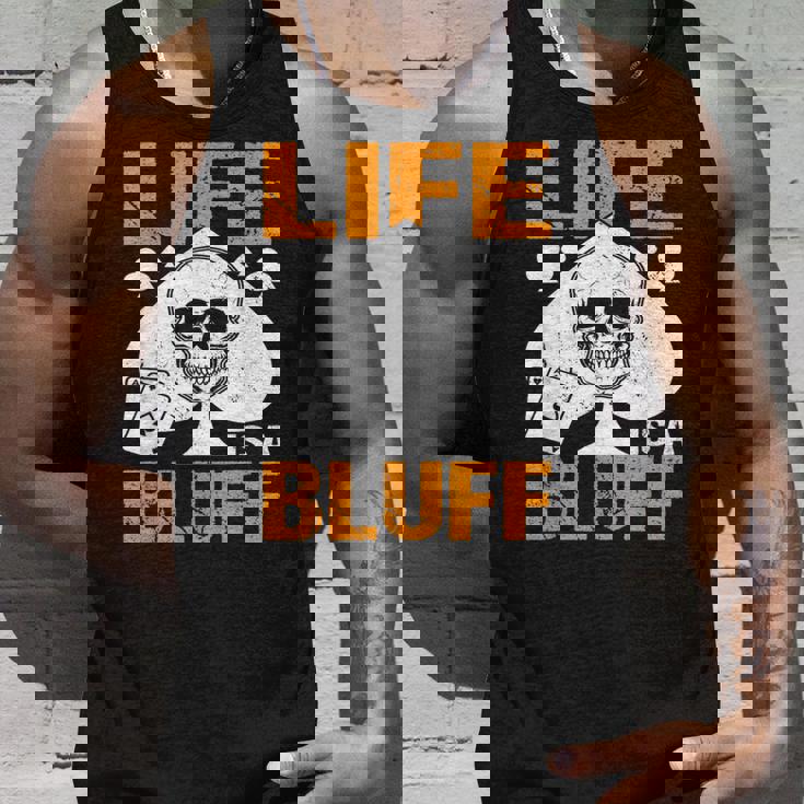 ライフ・イズ・ア・ブラフ・アイ・ポーカー タンクトップ 彼への贈り物