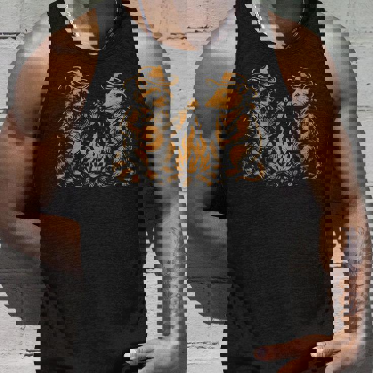 ラクーンバンジョーブルーグラスカントリーミュージック タンクトップ 彼への贈り物