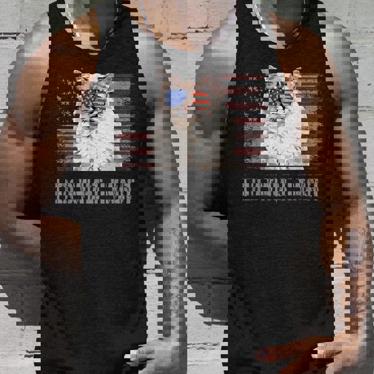 ラグドールキャット I Do What I Want Retro Usa おもしろ猫 タンクトップ 彼への贈り物