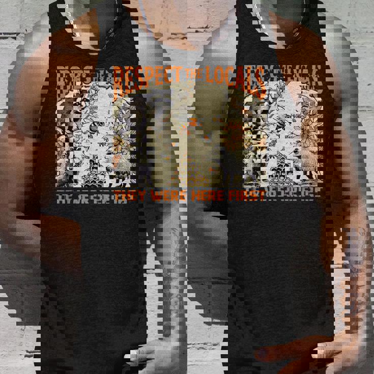 リスペクト Locals オポッサム スカンク アライグマ ハチミツ タンクトップ 彼への贈り物