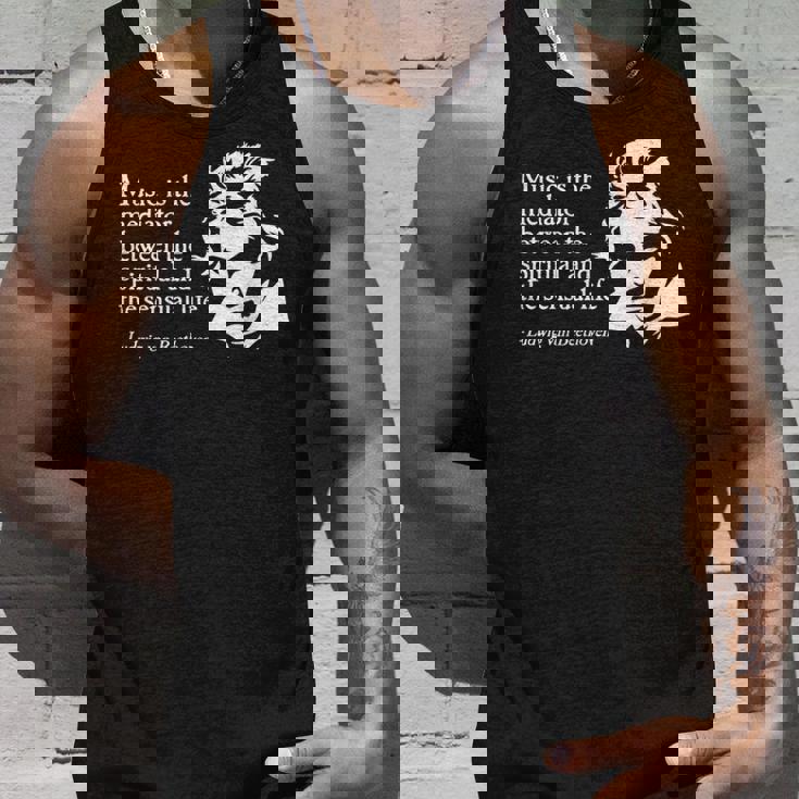 ルートヴィヒ・ヴァン・ベートーヴェン 引用句 クラシック音楽引用句 格言 タンクトップ 彼への贈り物