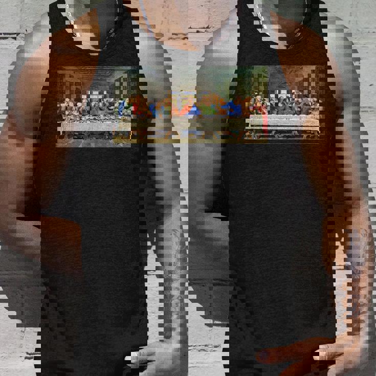 レオナルド・ダ・ヴィンチによる最後の晩餐1495 長袖tシャツ タンクトップ 彼への贈り物