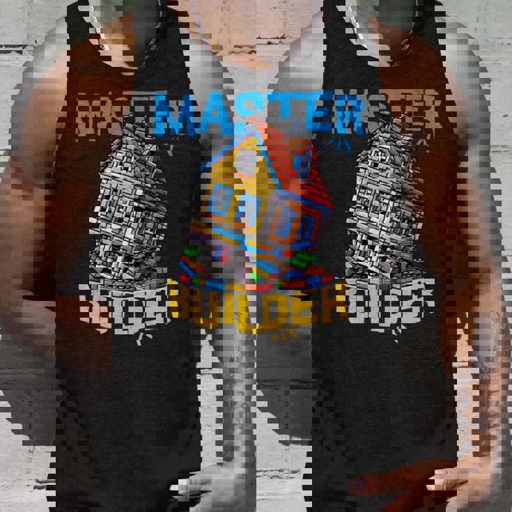 レゴのレンガ造りマスタービルダー面白い曲がった家。 長袖tシャツ タンクトップ 彼への贈り物