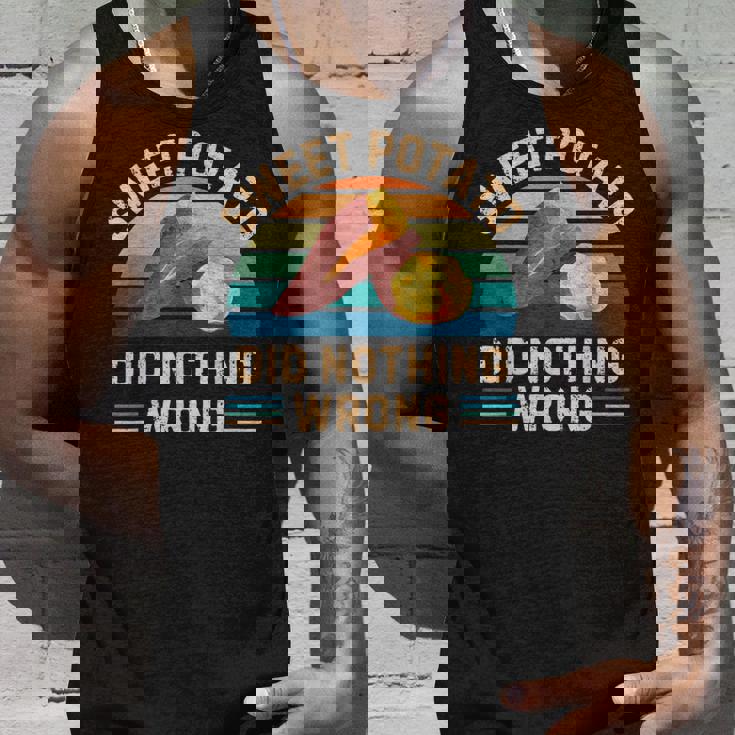 レトロ サツマイモ Did Nothing Wrong ヴィンテージ サツマイモ タンクトップ 彼への贈り物