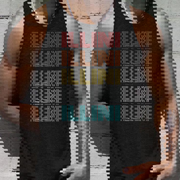 レトロ ヴィンテージ Illini タンクトップ 彼への贈り物