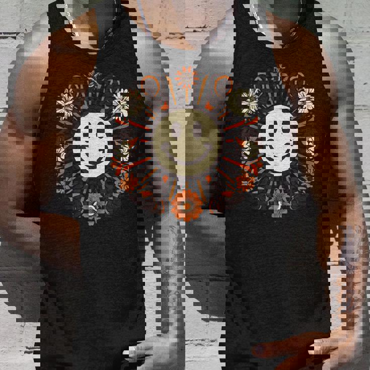 レトロ ヴィンテージ スマイルバイブ モチベーション ポジティブバイブ タンクトップ 彼への贈り物