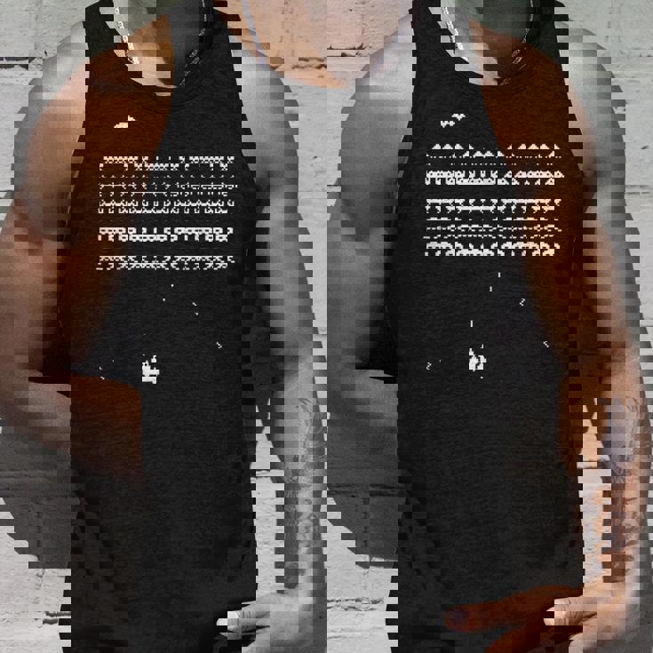 レトロなヴィンテージビデオゲームスペースシューティングアーケード タンクトップ 彼への贈り物