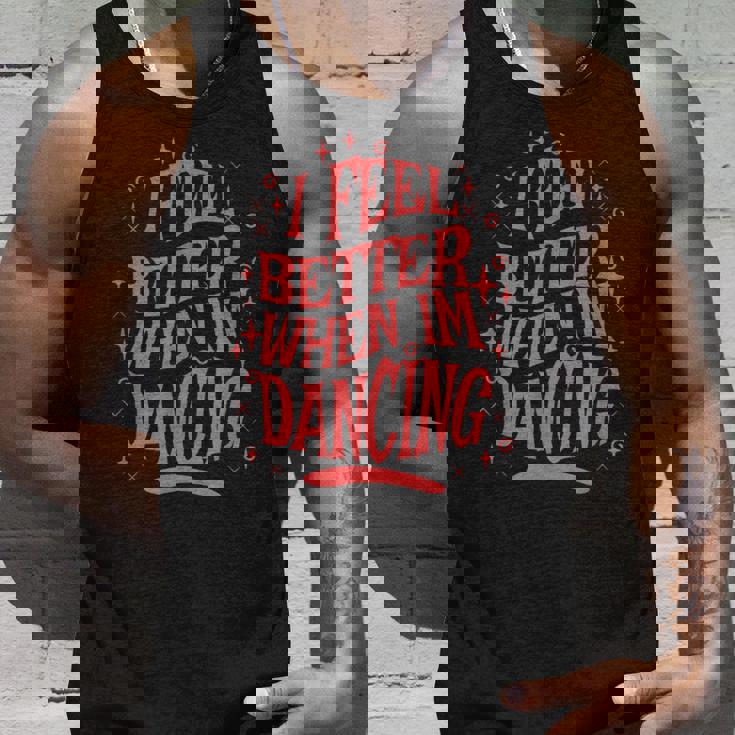 レトロダンスの名言を踊ると気分が良くなる タンクトップ 彼への贈り物