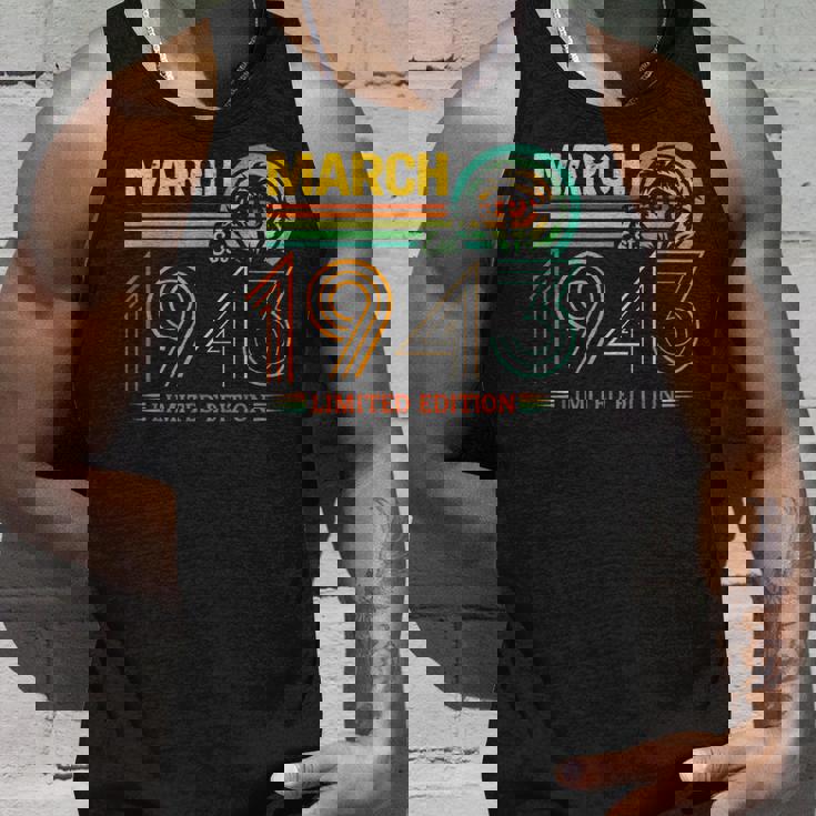 レトロマーチバースデー1943年限定版ヴィンテージ83歳。 タンクトップ 彼への贈り物