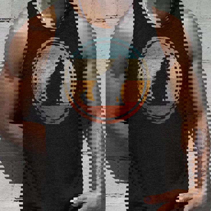 レトロヴィンテージデザインのターキッシュアンゴラ猫 タンクトップ 彼への贈り物