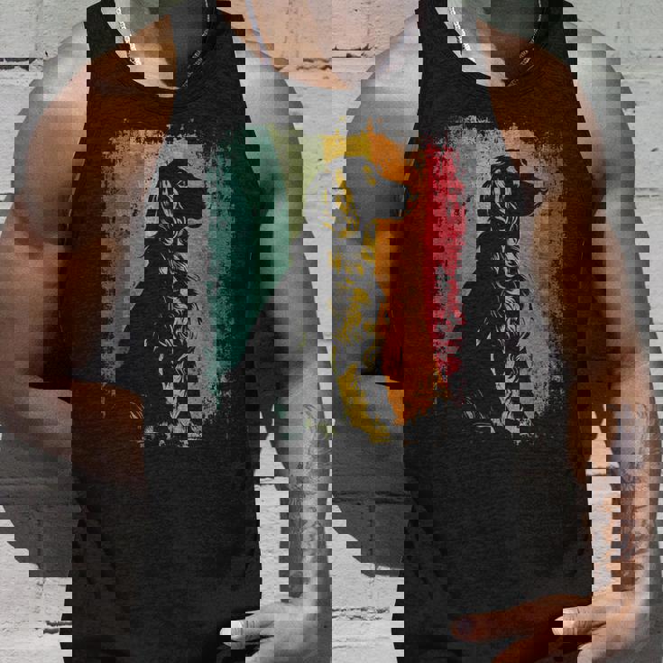 レトロヴィンテージドッグデザインイングリッシュコッカースパニエル タンクトップ 彼への贈り物