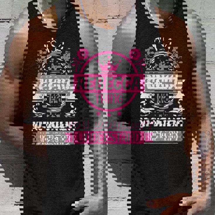 レベッカの名前 タンクトップ 彼への贈り物