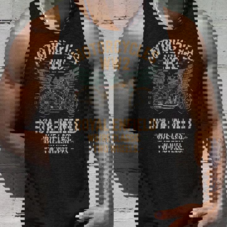 ロイヤルエンフィールドwdReクラシックモーターサイクルww2 長袖tシャツ タンクトップ 彼への贈り物
