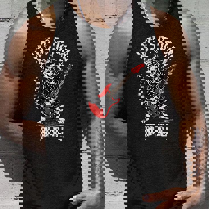 ロックンロール キャット ギタリスト ヴィンテージ ロック&ロール キャット ギター タンクトップ 彼への贈り物