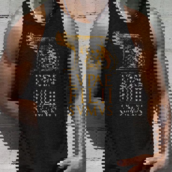 ローマの狼 古代ローマ ローマ帝国の名言 タンクトップ 彼への贈り物