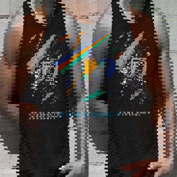 ワシリー・カンディンスキー抽象アートスモールワールドiv タンクトップ 彼への贈り物