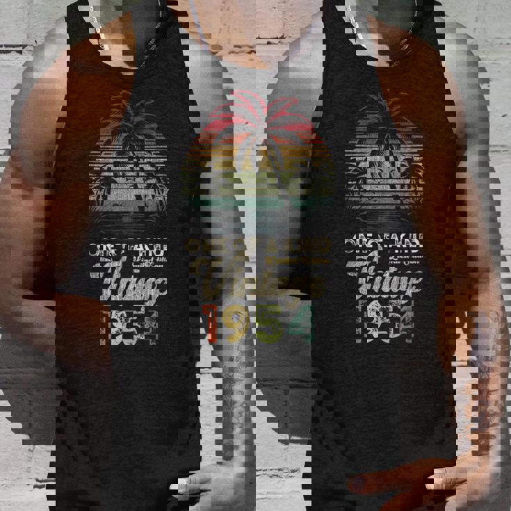 ヴィンテージ 1954年 誕生日 72歳 ヤシの木 レトロ タンクトップ 彼への贈り物