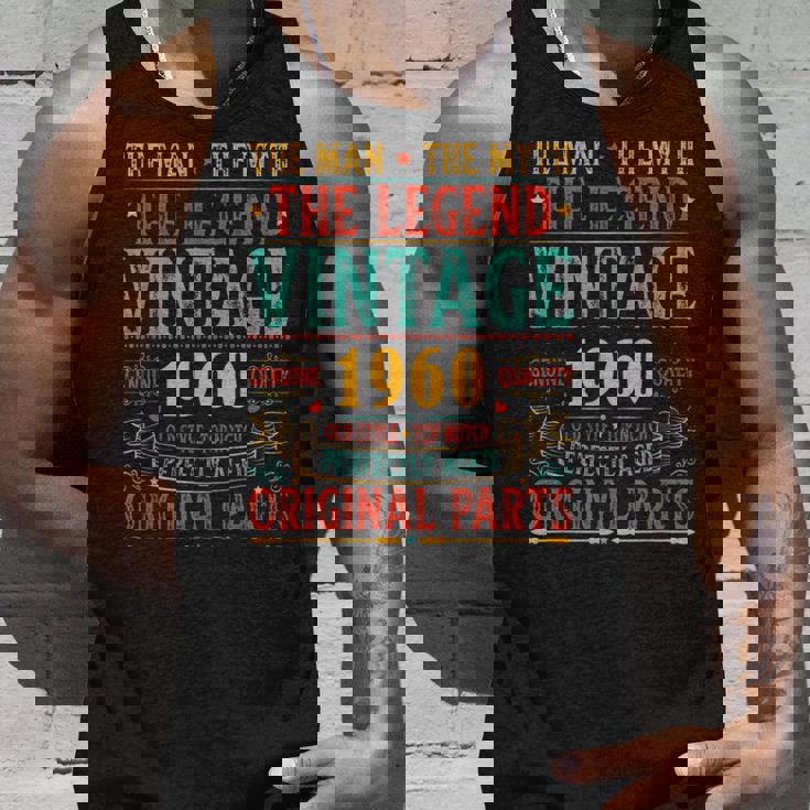 ヴィンテージ 1960 男性用 レトロ 面白い 1960 誕生日 タンクトップ 彼への贈り物