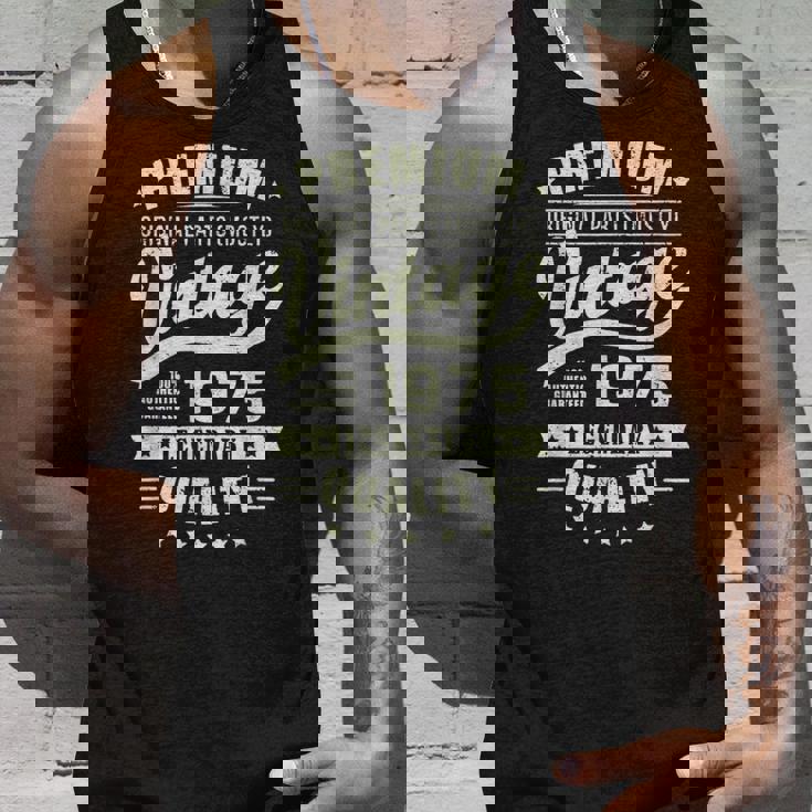 ヴィンテージ 1975 男性用 レトロ 面白い 1975 誕生日 タンクトップ 彼への贈り物