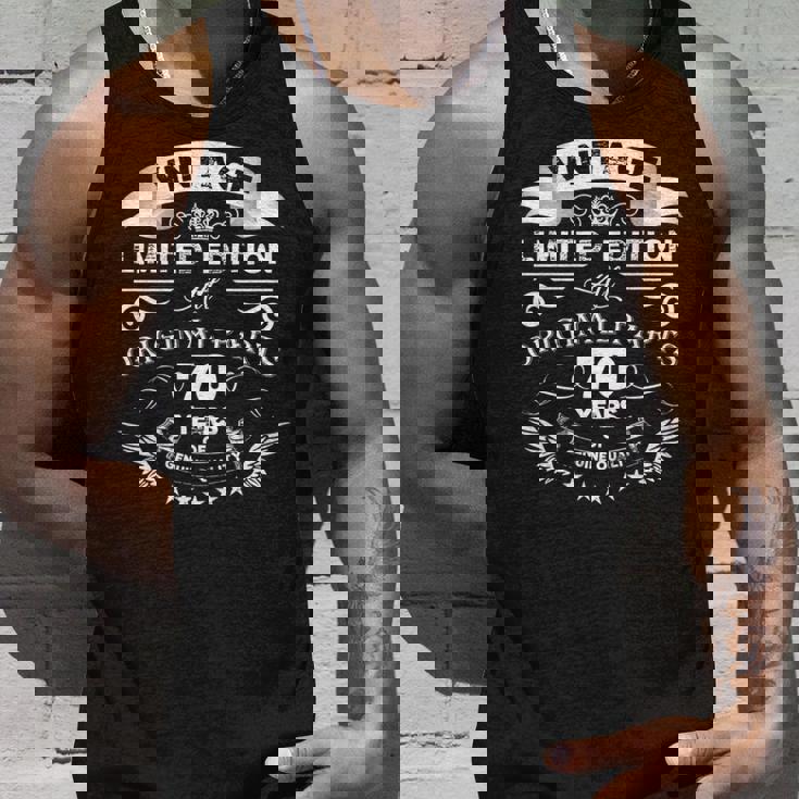 ヴィンテージ 70歳の誕生日シャツ 面白い レトロ メンズ 70歳 長袖tシャツ タンクトップ 彼への贈り物