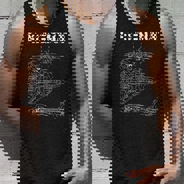 ヴィンテージ ホワイト F14 トムキャット 飛行機 スケマティック F-14 ジェット 長袖tシャツ タンクトップ 彼への贈り物