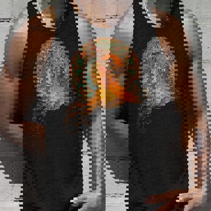 ヴィンテージ アルフォンス・ミュシャ 長袖tシャツ タンクトップ 彼への贈り物