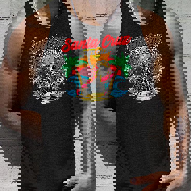 ヴィンテージ サーファー カリフォルニア I レトロ サンタクルーズ カリフォルニア タンクトップ 彼への贈り物