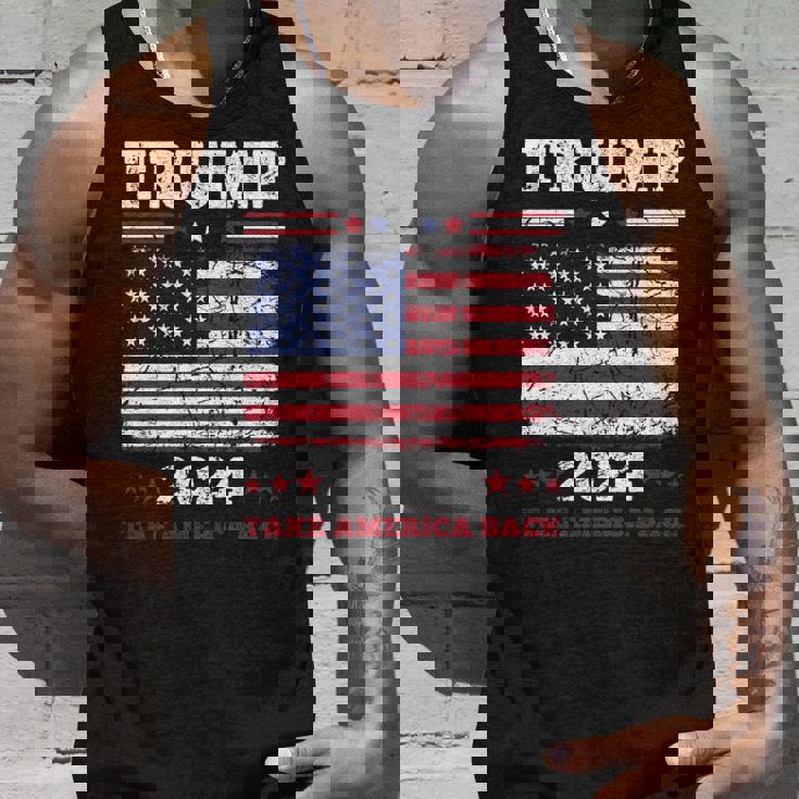 ヴィンテージ ドナルド トランプ 2024 テイク アメリカ バック 長袖tシャツ タンクトップ 彼への贈り物