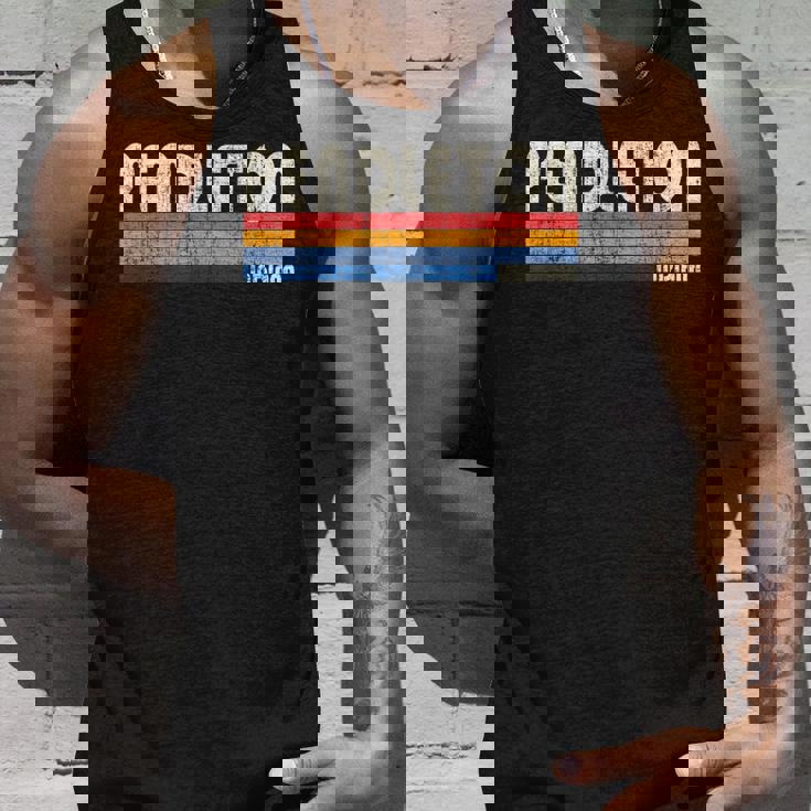 ヴィンテージ レトロ 70年代 80年代スタイル 故郷 ペンドルトン インディアナ州 タンクトップ 彼への贈り物