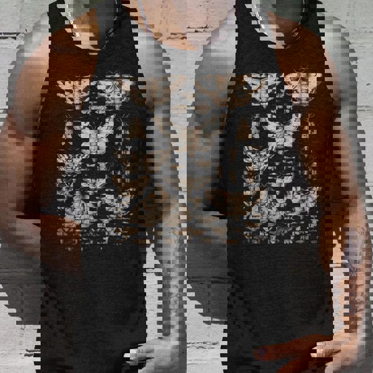 ヴィンテージ 蛾 蝶 自然 イラスト アート タンクトップ 彼への贈り物