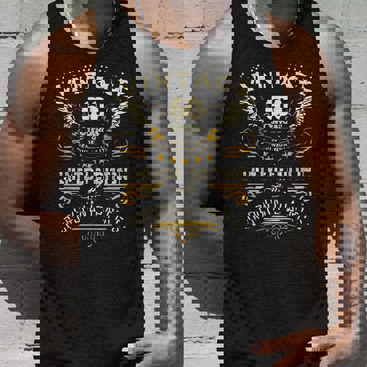 ヴィンテージ 限定版 おもしろ 60歳 ギフト 還暦 タンクトップ 彼への贈り物