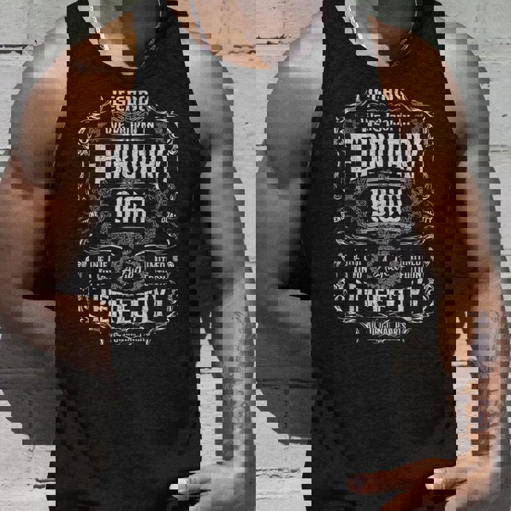 ヴィンテージ60歳の誕生日レジェンドは1966年2月に誕生しました。 タンクトップ 彼への贈り物